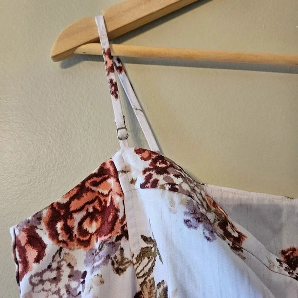 Brook Collection x H&M Floral Summer Bustier Mini Casual Women's  Dress Size XL. - Picture 12 of 16